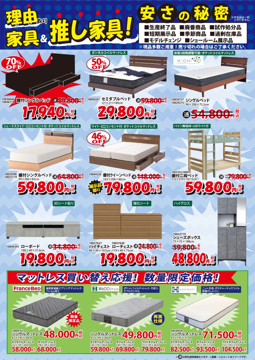 現品最大80%OFF