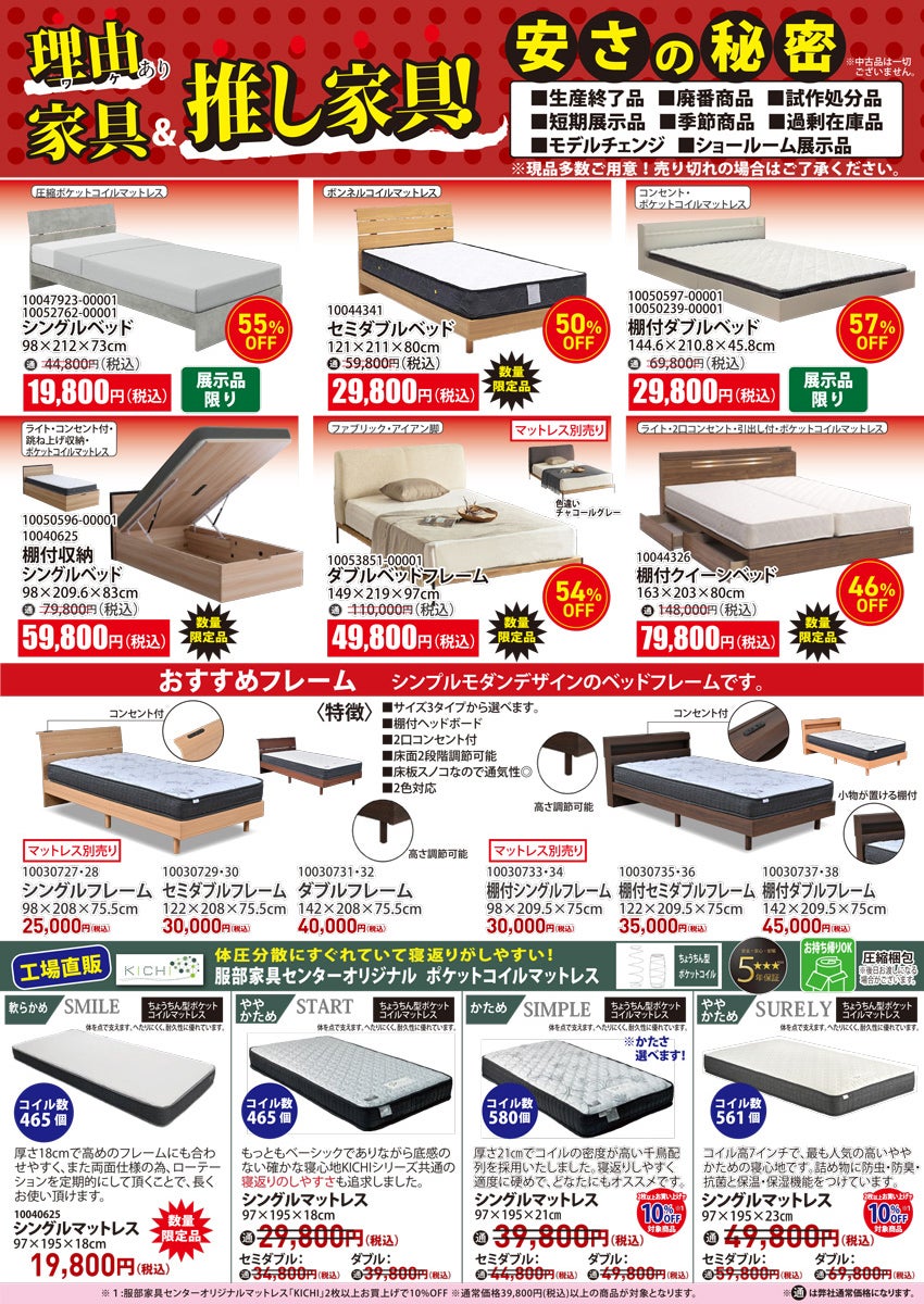 アウトレット商品