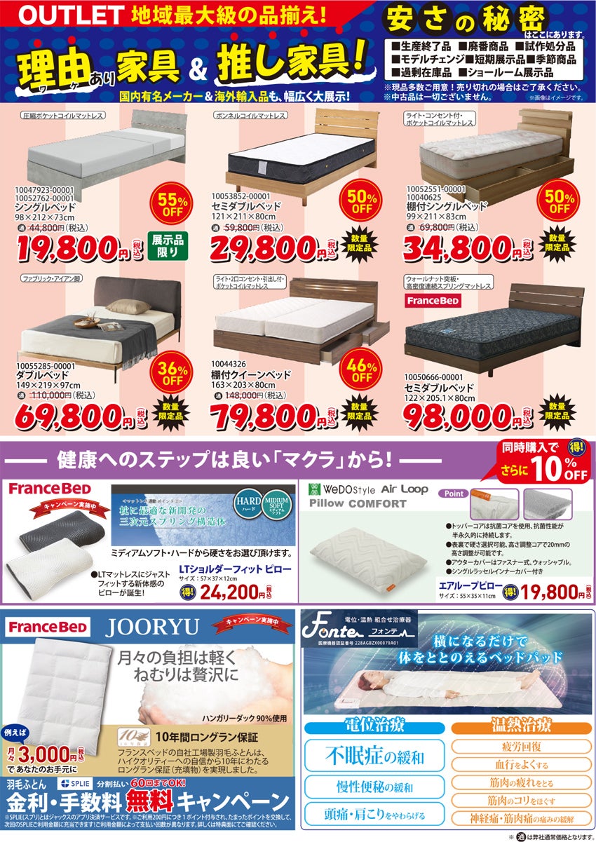 アウトレット商品