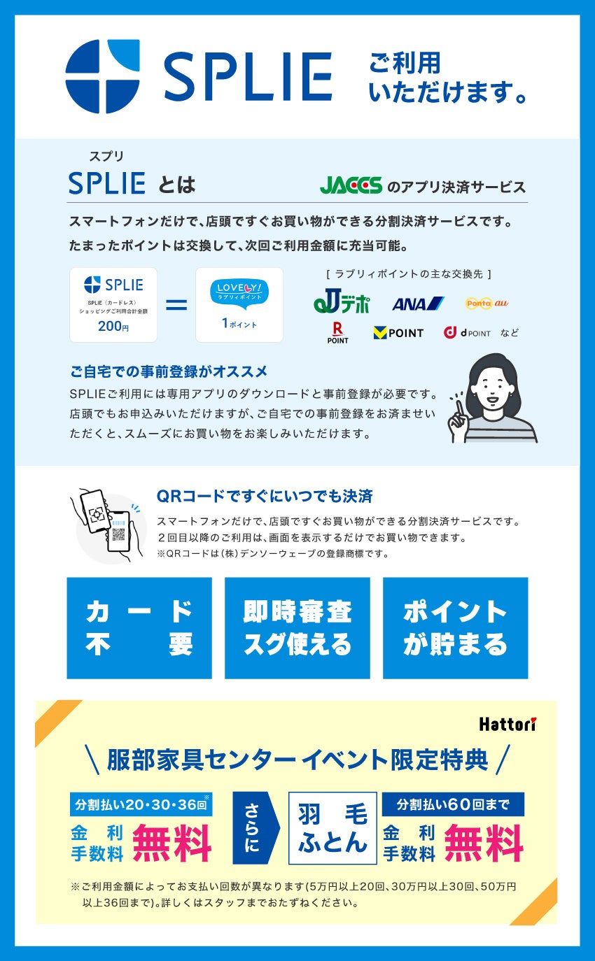 splie支払い方法