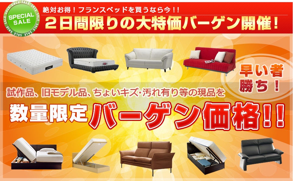決算前大処分!数量限定価格でご提供!