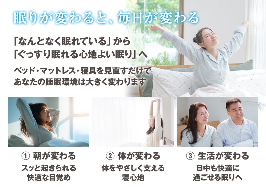 眠りが変わると毎日が変わる