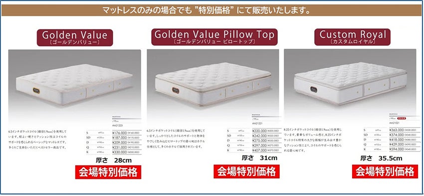 マットレスの買い替え