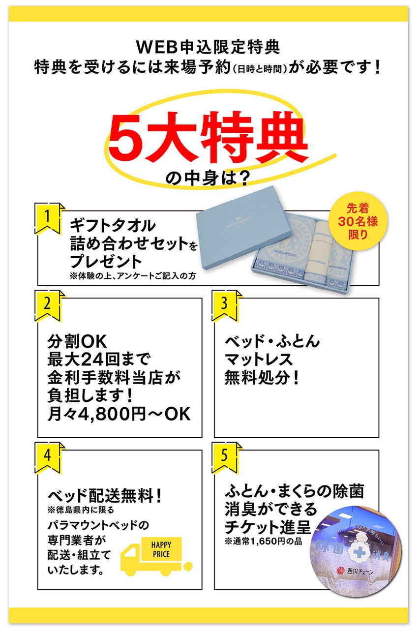 5大特典