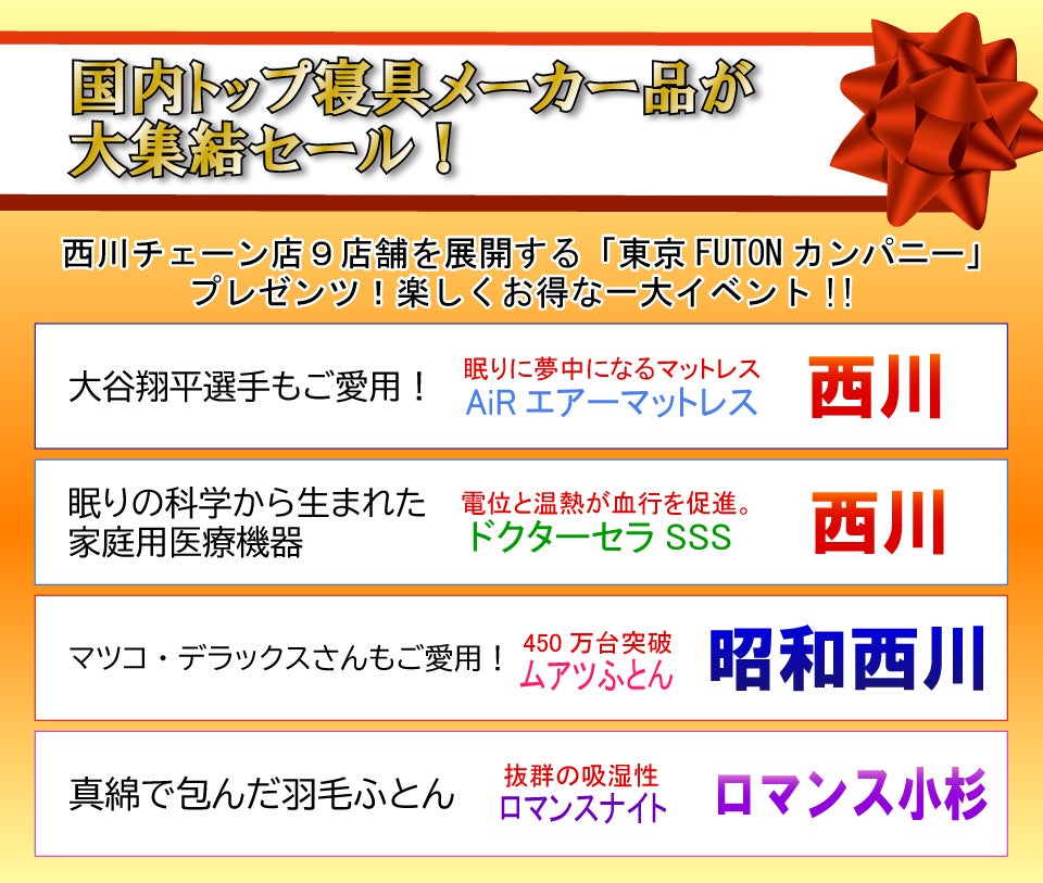 4メーカーが大集合!