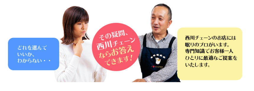 その疑問、西川チェーンのプロならお答えできます！