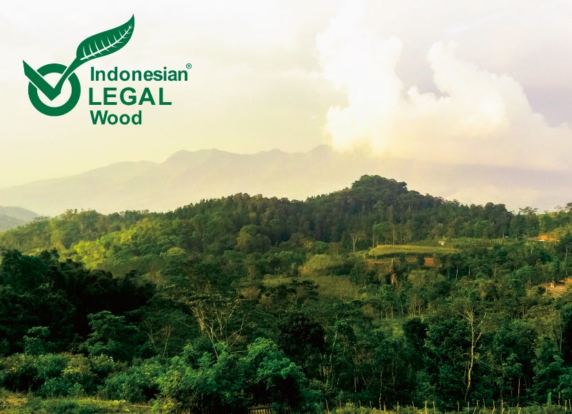 インドネシア政府公認の植林地で栽培されたチークを使用しています。