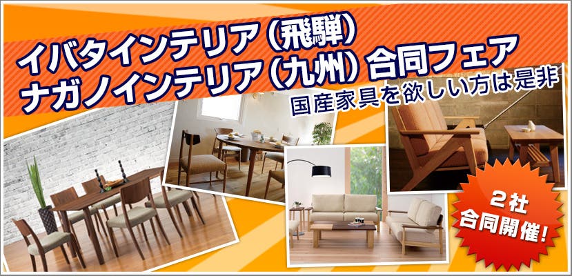 イバタインテリア（飛騨）ナガノインテリア（九州）合同フェア　アメリカーナビル