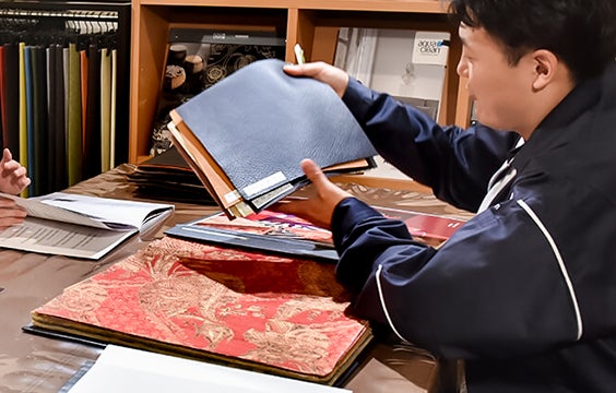 ソファー造りを熟知した職人がご説から制作まで一貫してご対応
