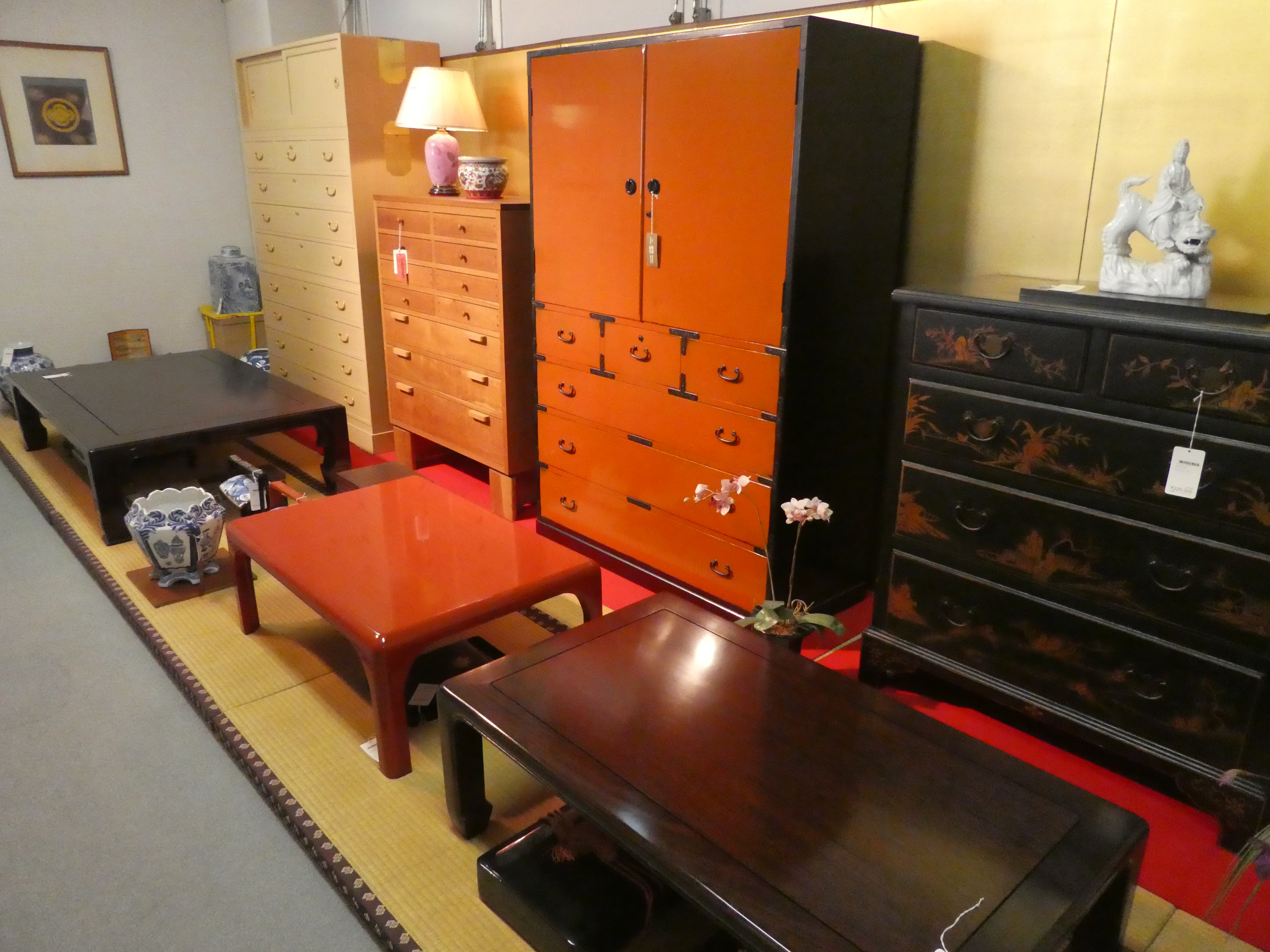 和室を彩る美しい家具やインテリア小物が「閉店セール」価格に