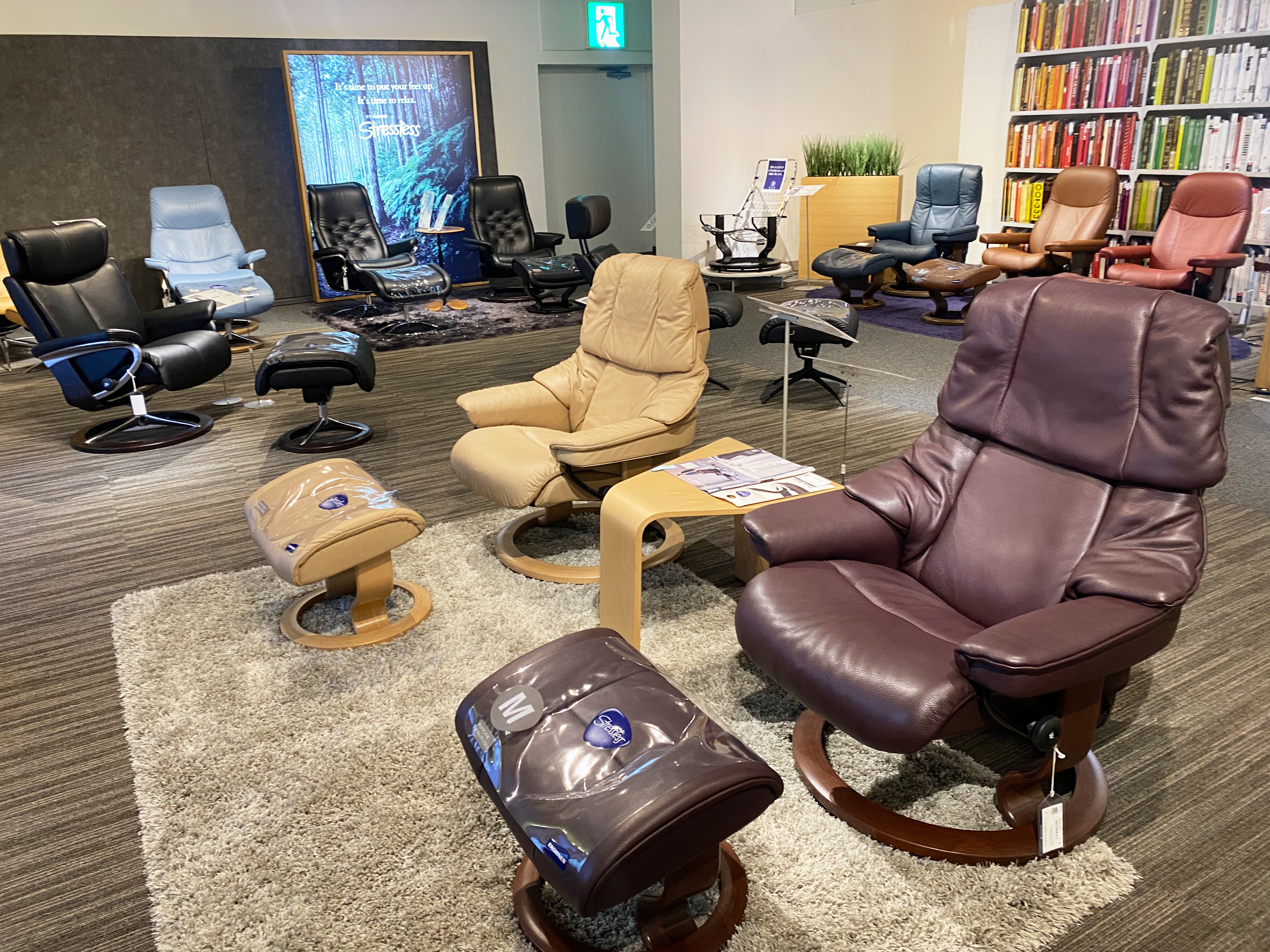 エコーネス社製『ストレスレス®︎チェア』は関東最大級の品揃え！
マイチェアで『おウチ時間』をもっと素敵にもっと快適に！
