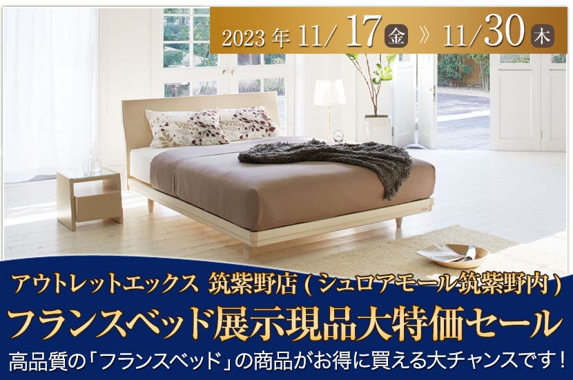 フランスベッド展示現品大特価セール