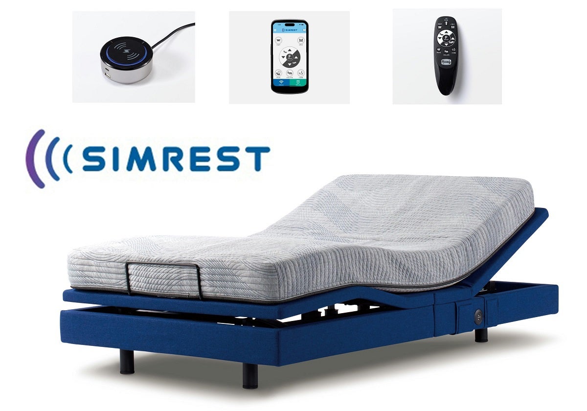 次世代型マルチ機能付き電動リクライニングベッド「シムレスト」
