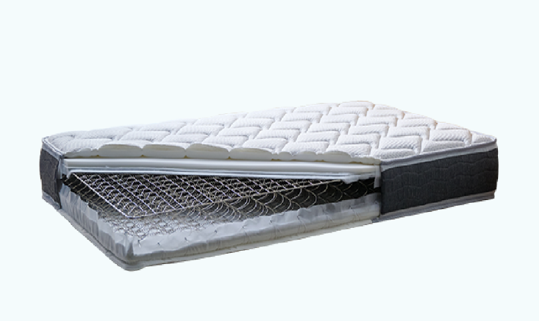 フランスベッド独自の高密度連続スプリング®が、理想の寝心地と通気性をかなえます。