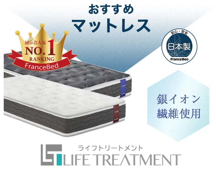 マットレスは洗えない、だから徹底除菌！