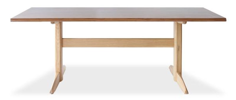 Sign ダイニングテーブル波型(帆立脚)(イバタインテリア)