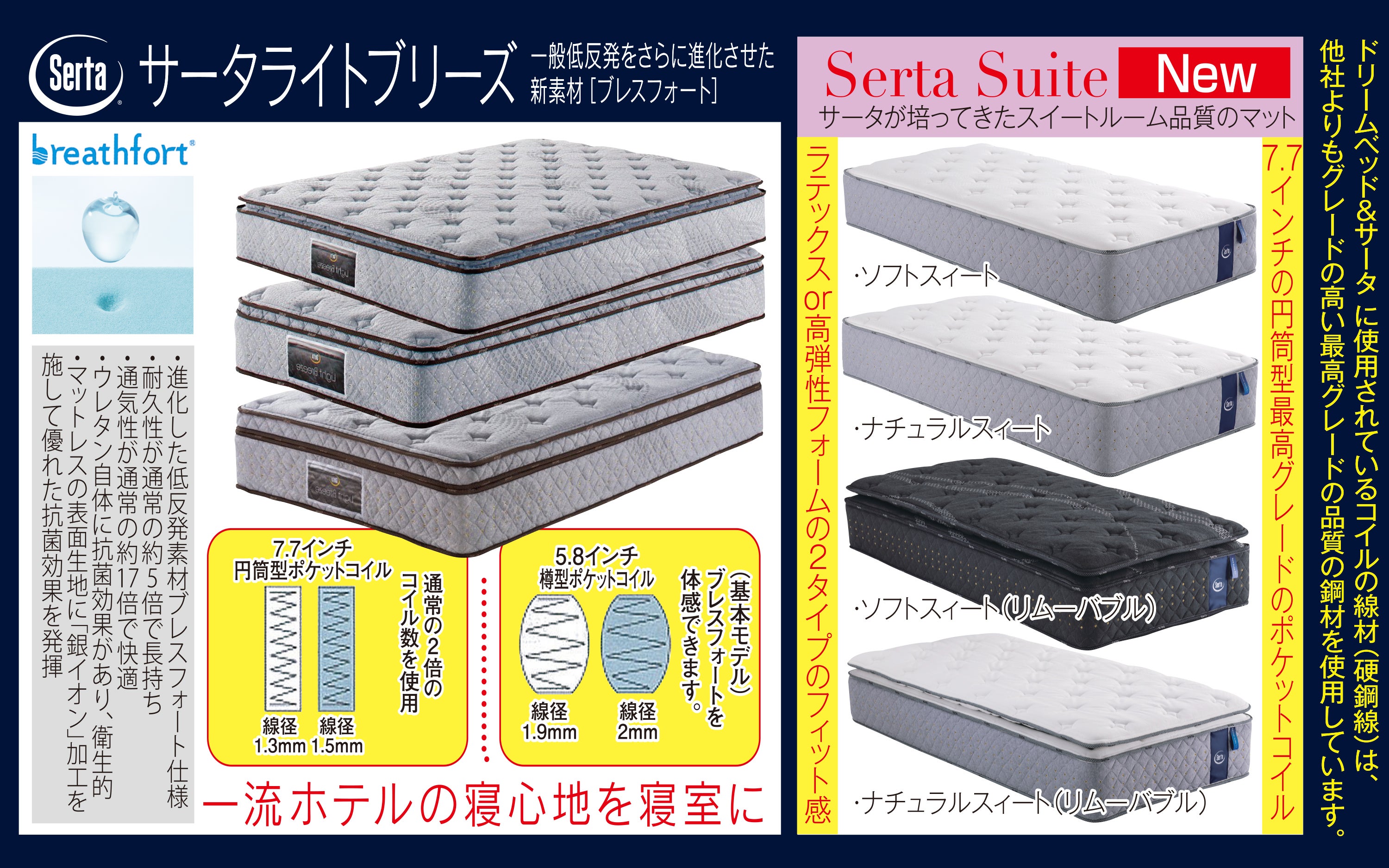 サータライトブリーズ＆サータスイート
