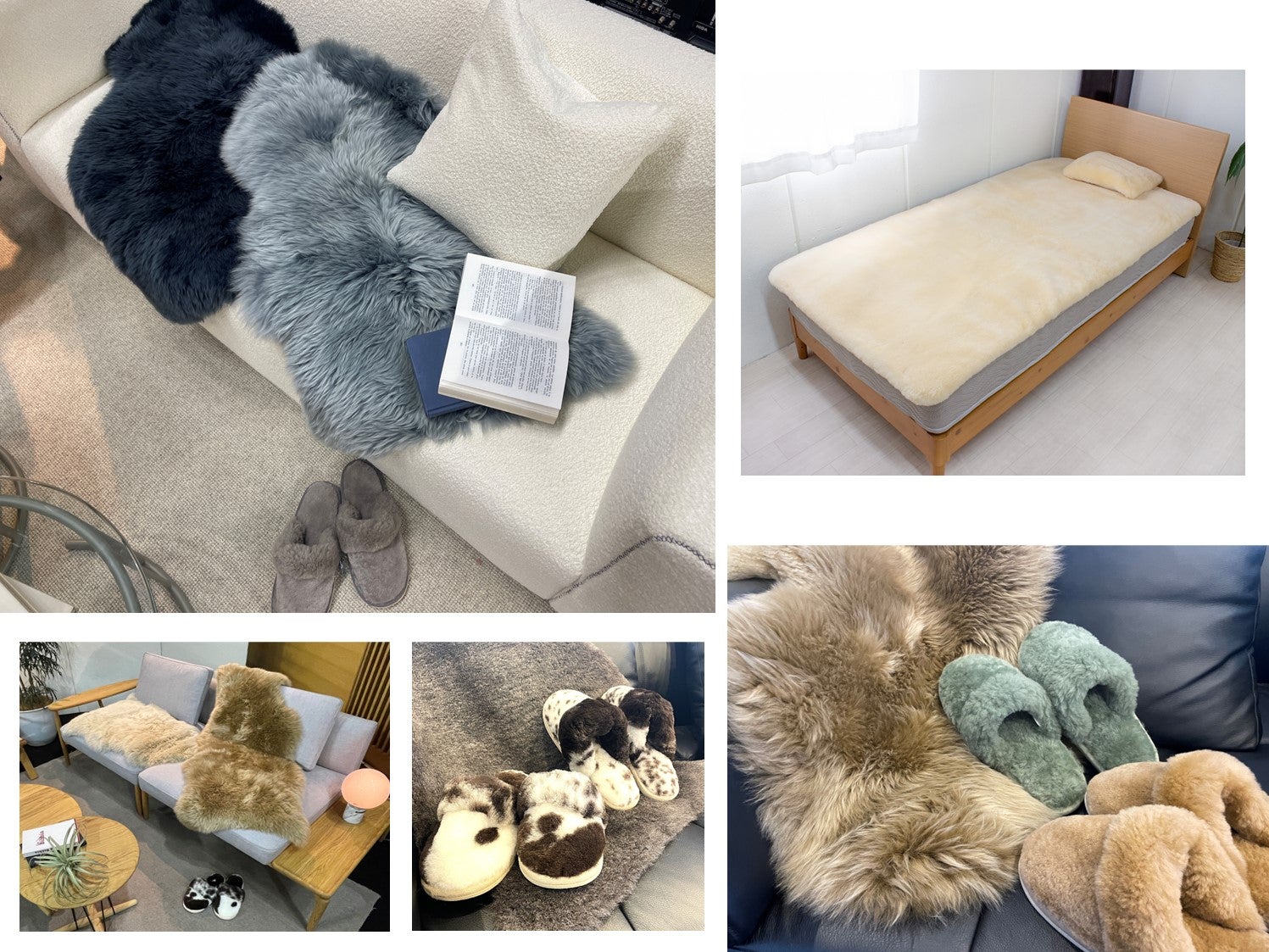 【同時開催】お部屋を彩り、心地よく過ごせるムートン。くすみカラーの新色も入荷！