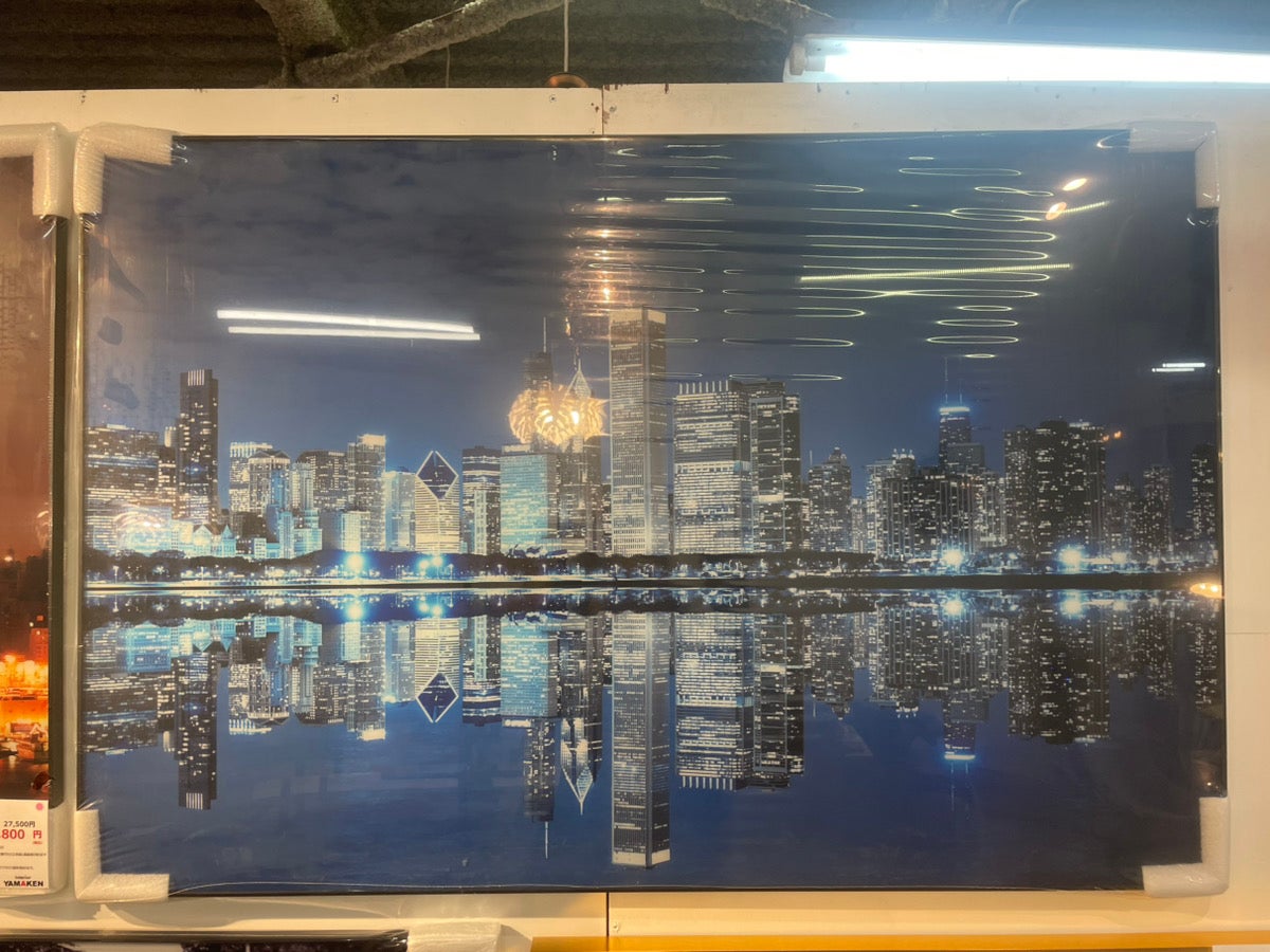 香港の夜景のようなあアート