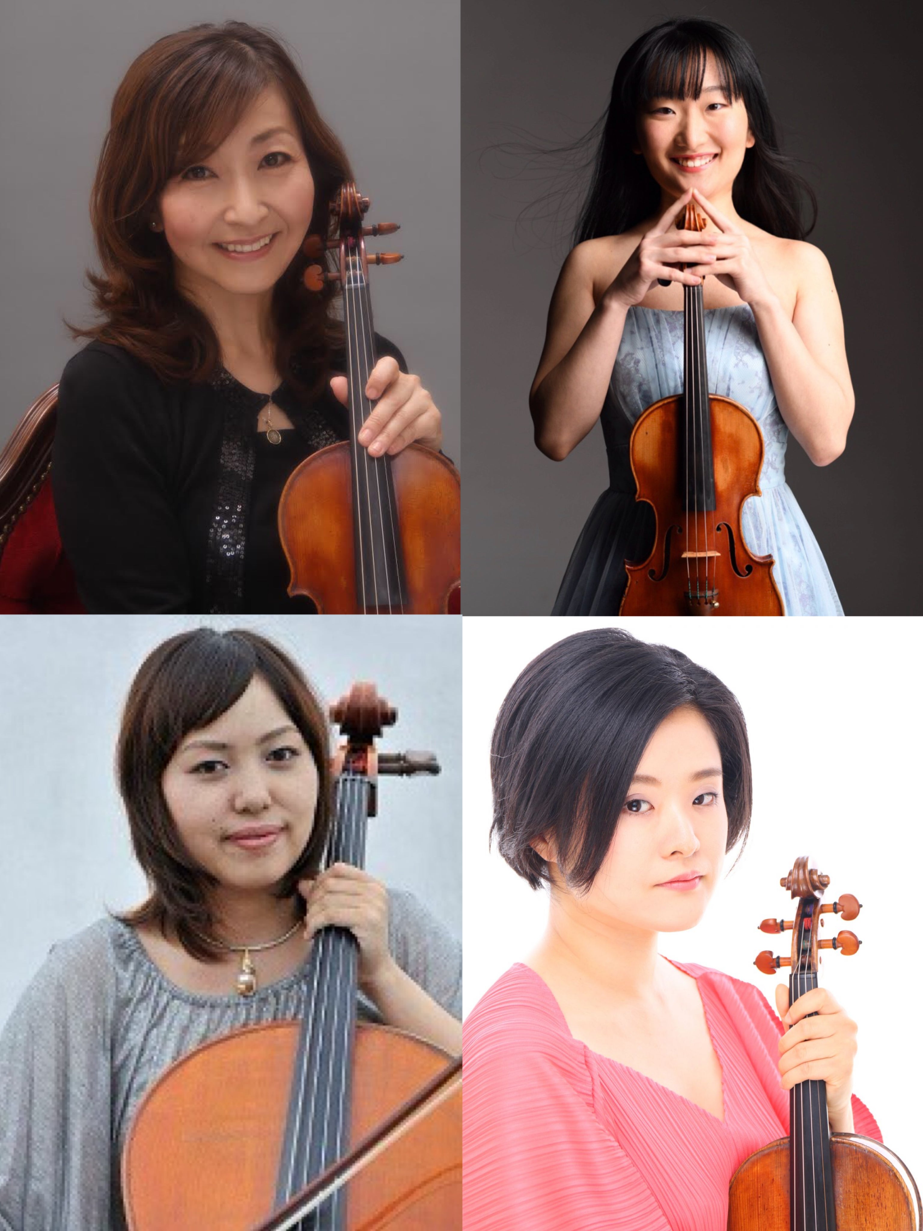 2/23（日・祝）13：00～
弦楽器四重奏コンサート