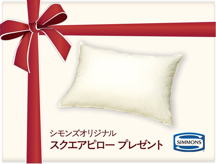 【ご成約特典】
特製オリジナル枕プレゼント！