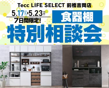 Tecc LIFE SELECT 前橋吉岡店 IDC大塚家具×YAMADA 7日間 食器棚 特別相談会