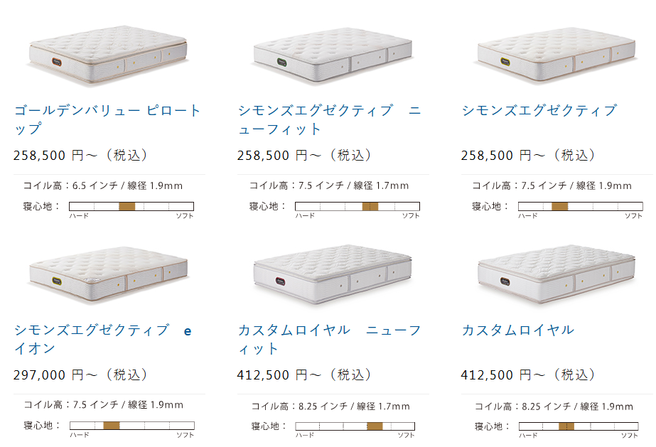 Beautyrest Premium ｼﾘｰｽﾞ