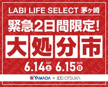 LABI LIFE SELECT 茅ヶ崎 家具インテリア 緊急2日間限定 大処分市