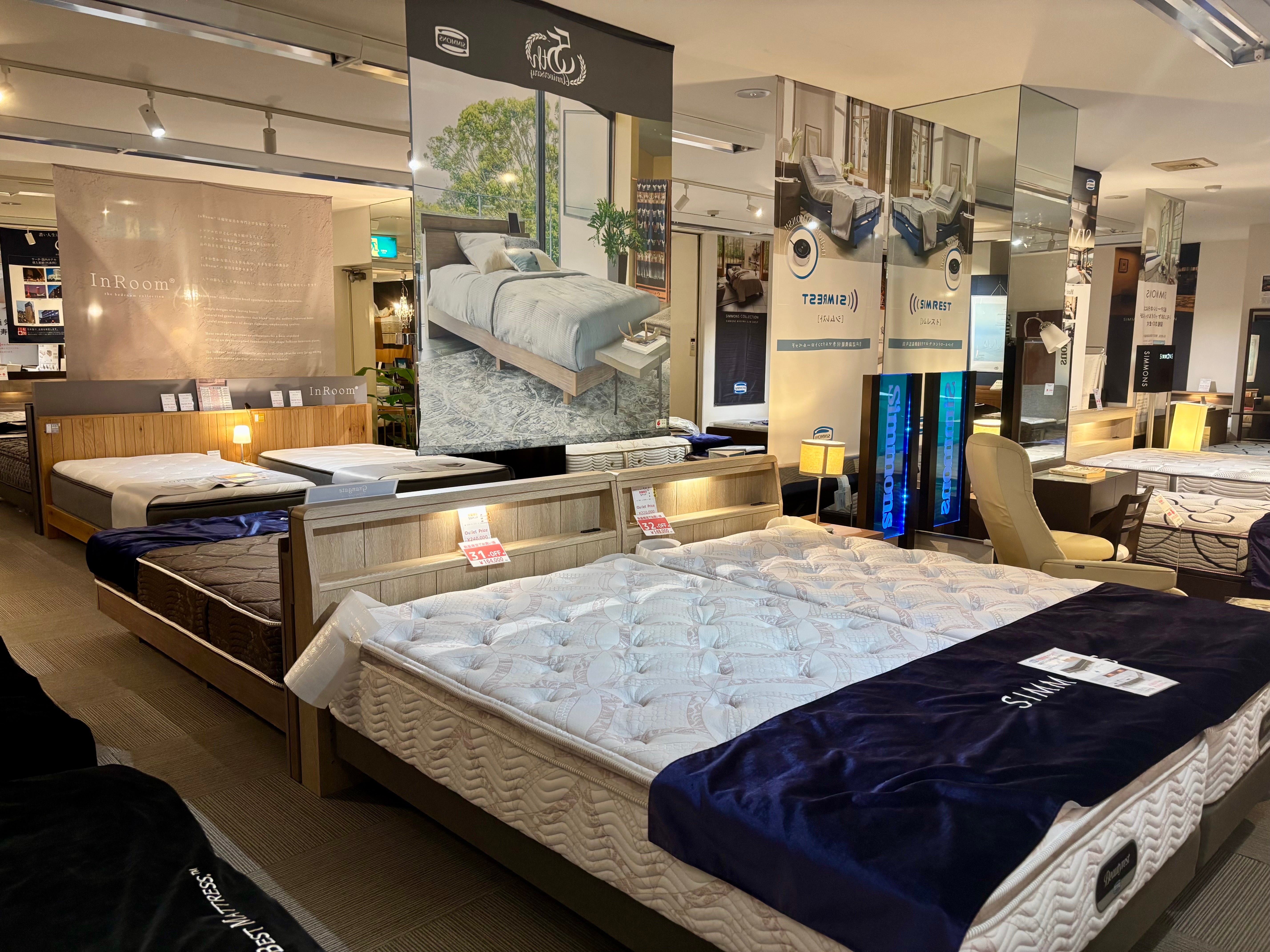 当店自慢のアウトレットベッドが大量入荷！