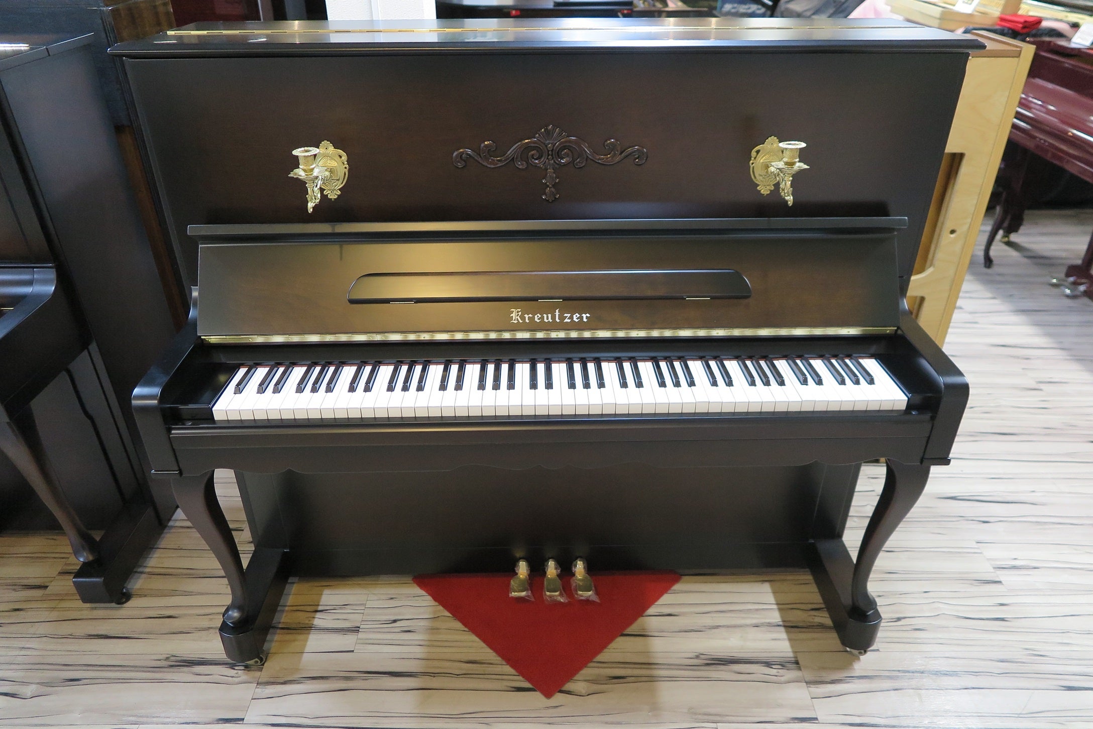 クロイツェルピアノ  KE-603  中古   燭台付