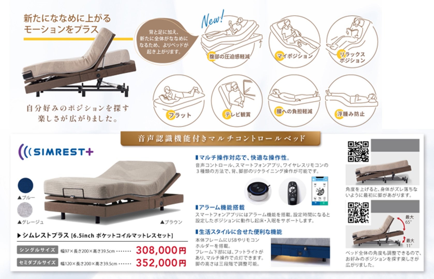 次世代型音声認識コントロールベッド