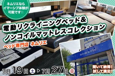 電動リクライニングベッド＆ノンコイルマットレスコレクション