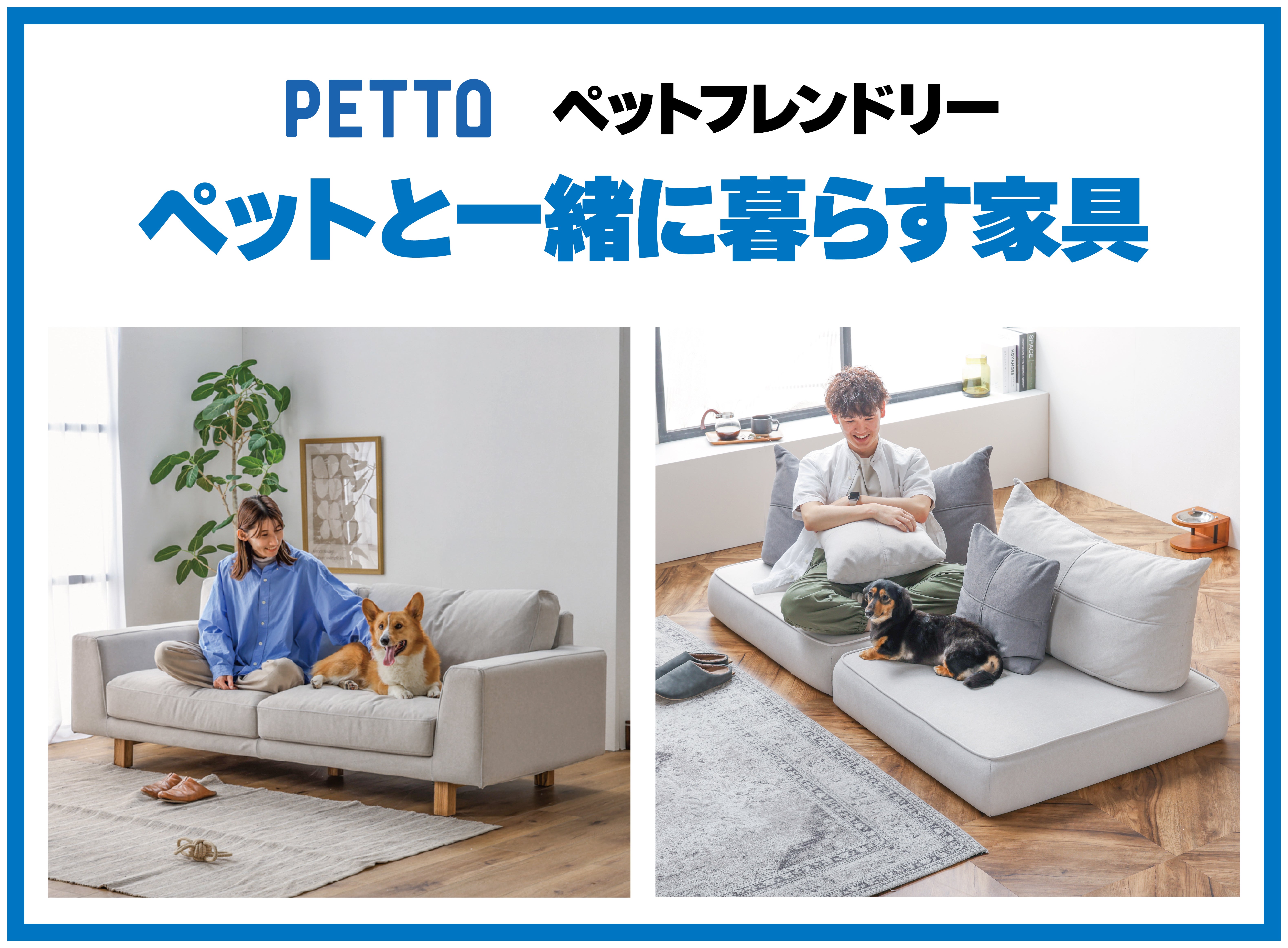 ペットと一緒に暮らす家具🐶