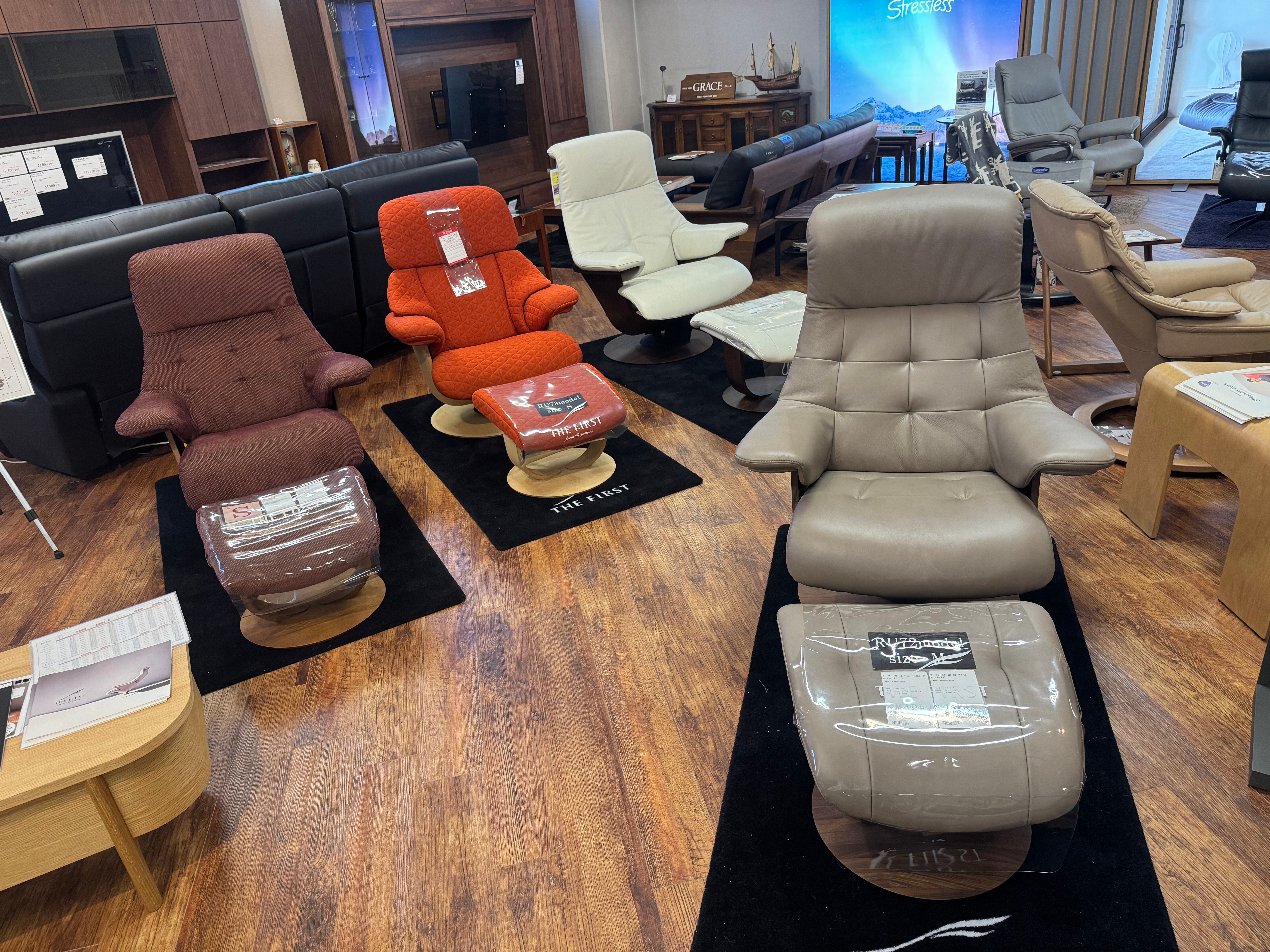様々なモデルを展示中！