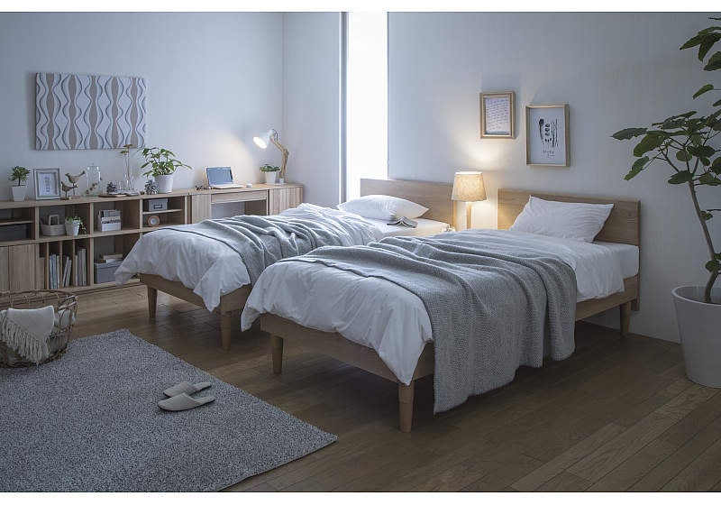 一日の終わりに、心も体も癒される。快適な眠りを叶えるベッド