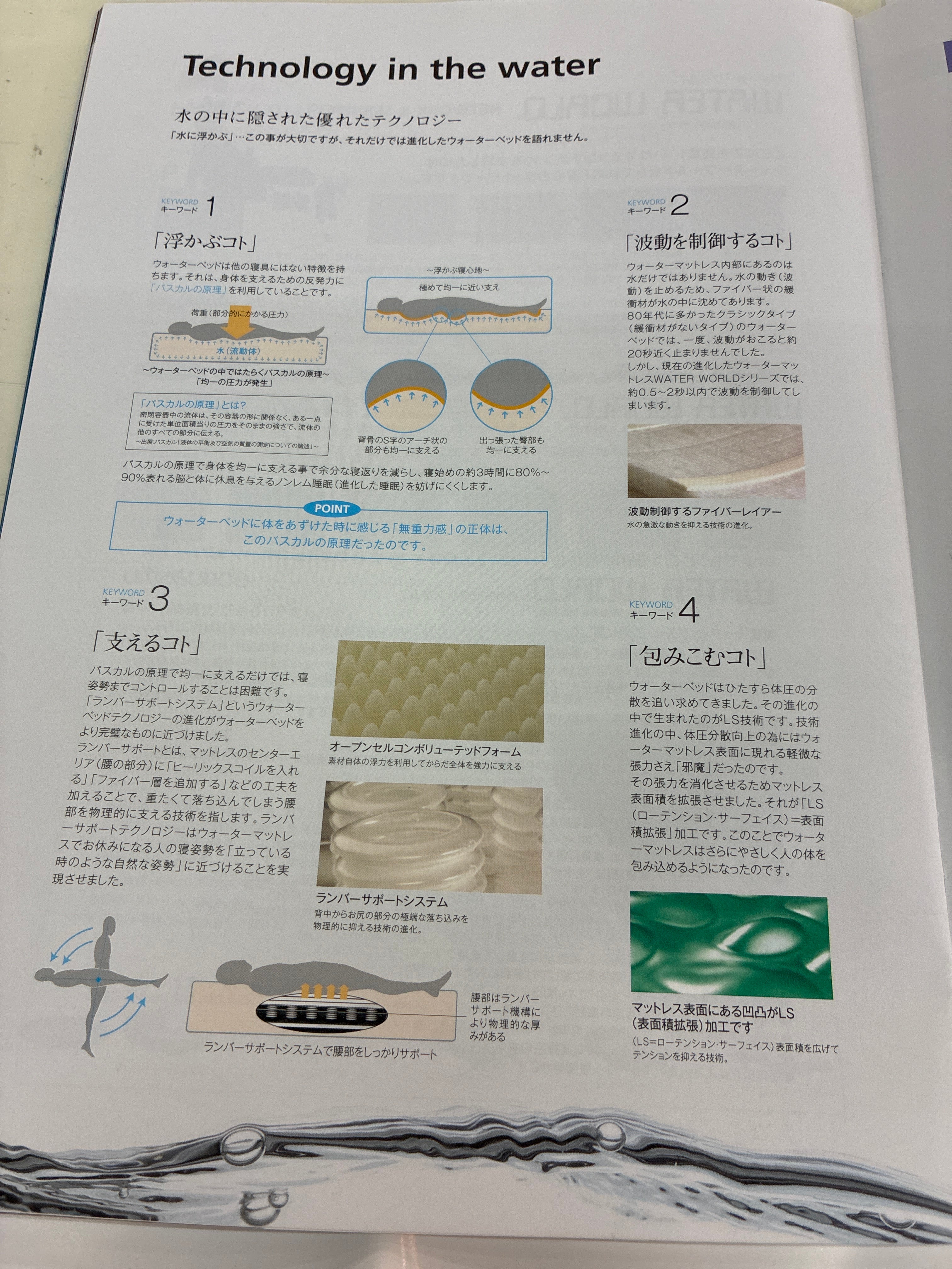 ウォーターベッドの良いところ