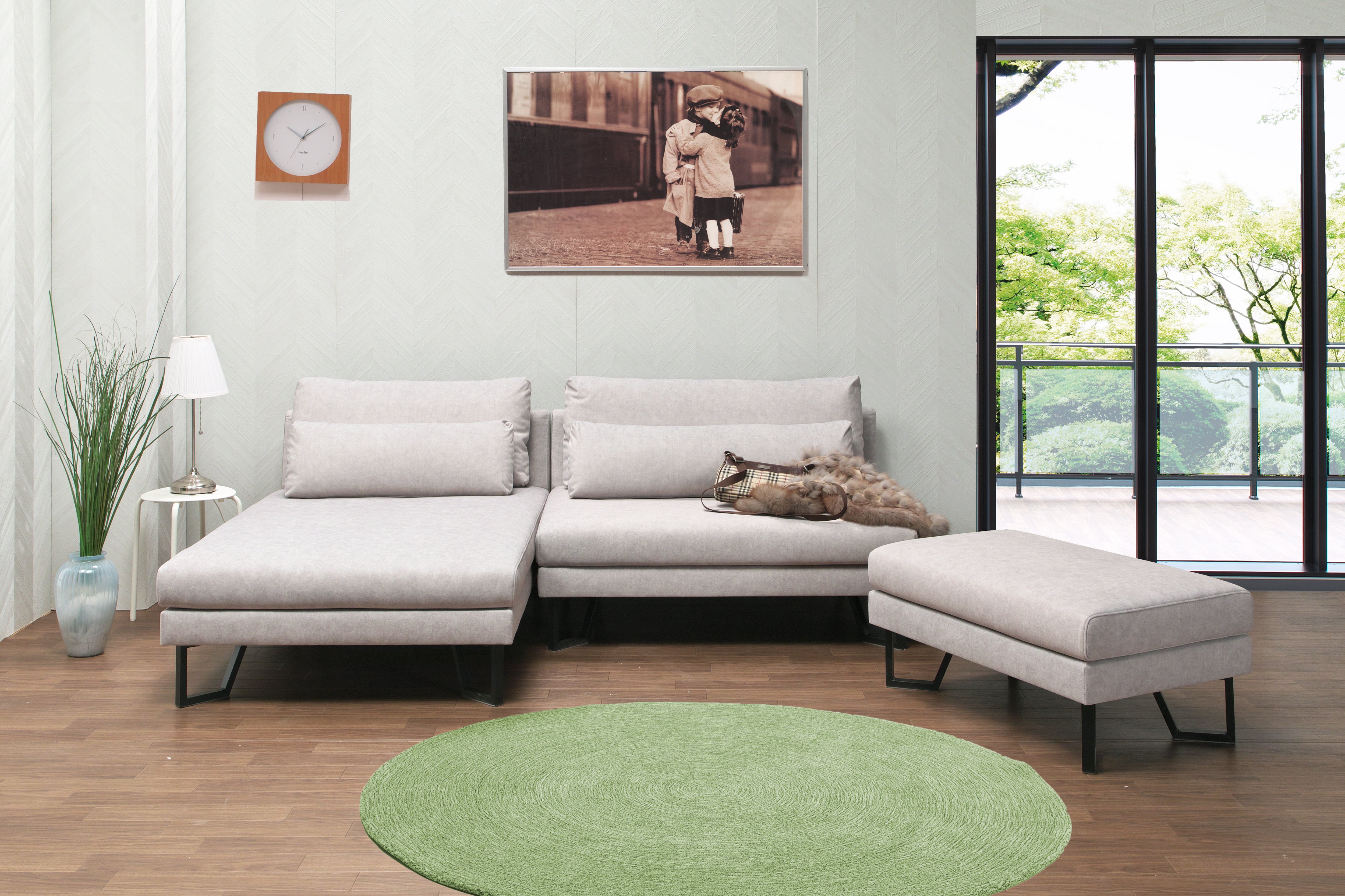 お部屋に合わせて組み合わせができるジャストフィットソファです。