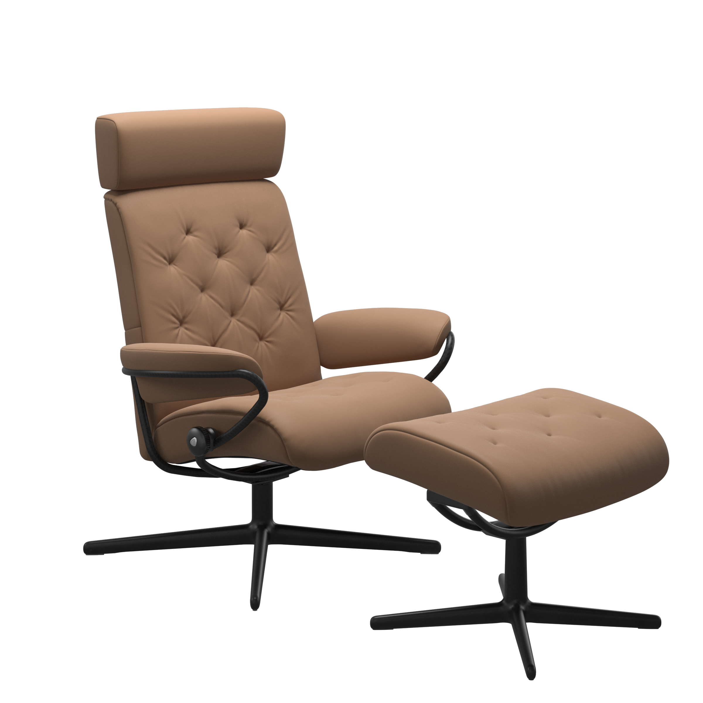 ストレスレス® メトロ クロスベース
ヘッドレスト付ローバック