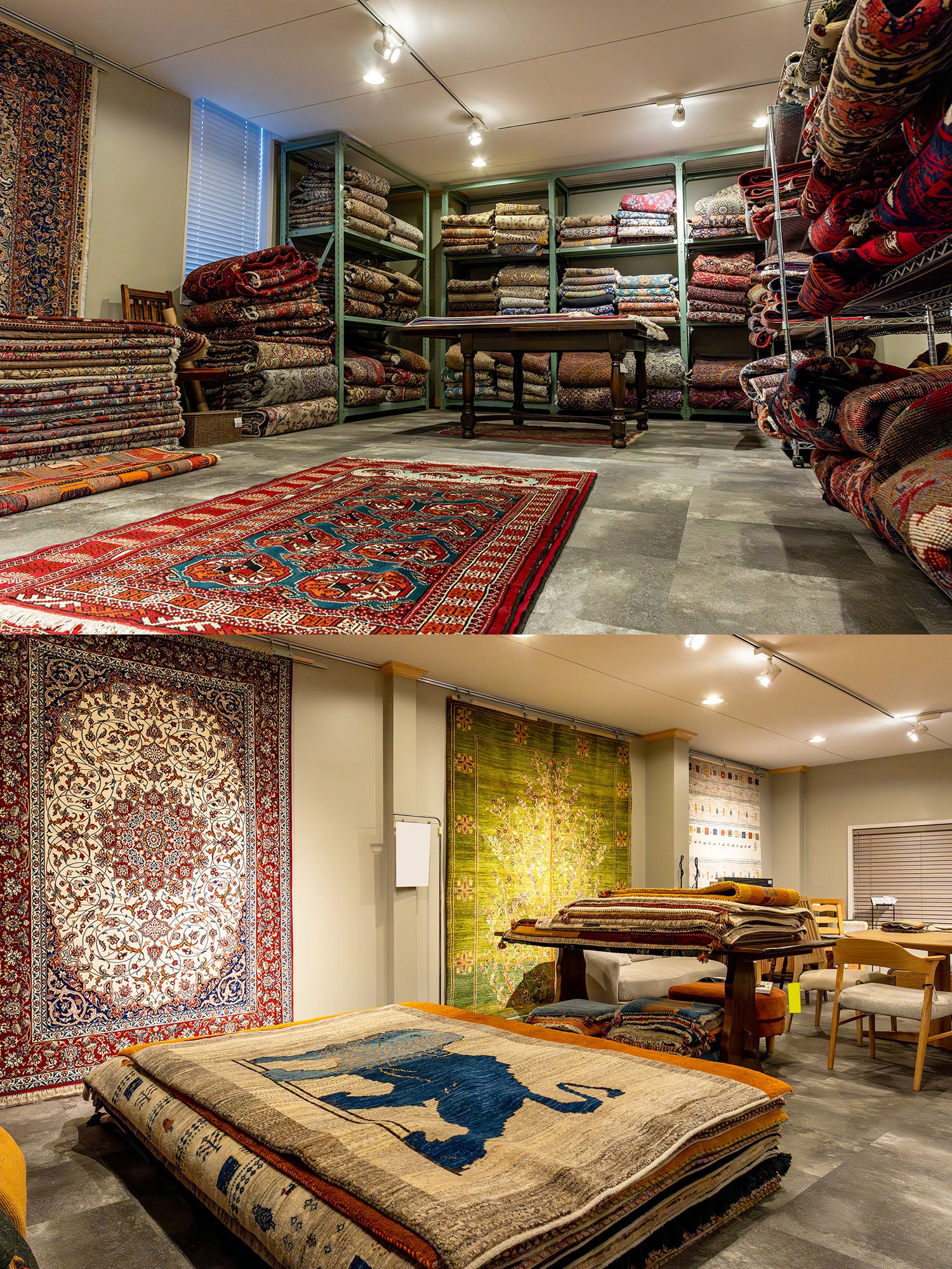 ペルシャ絨毯＆ギャッベ 掘り出し物 大解放｜愛知県のアウトレット家具