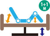 費用対効果の高いモーター付きベッドがございます。