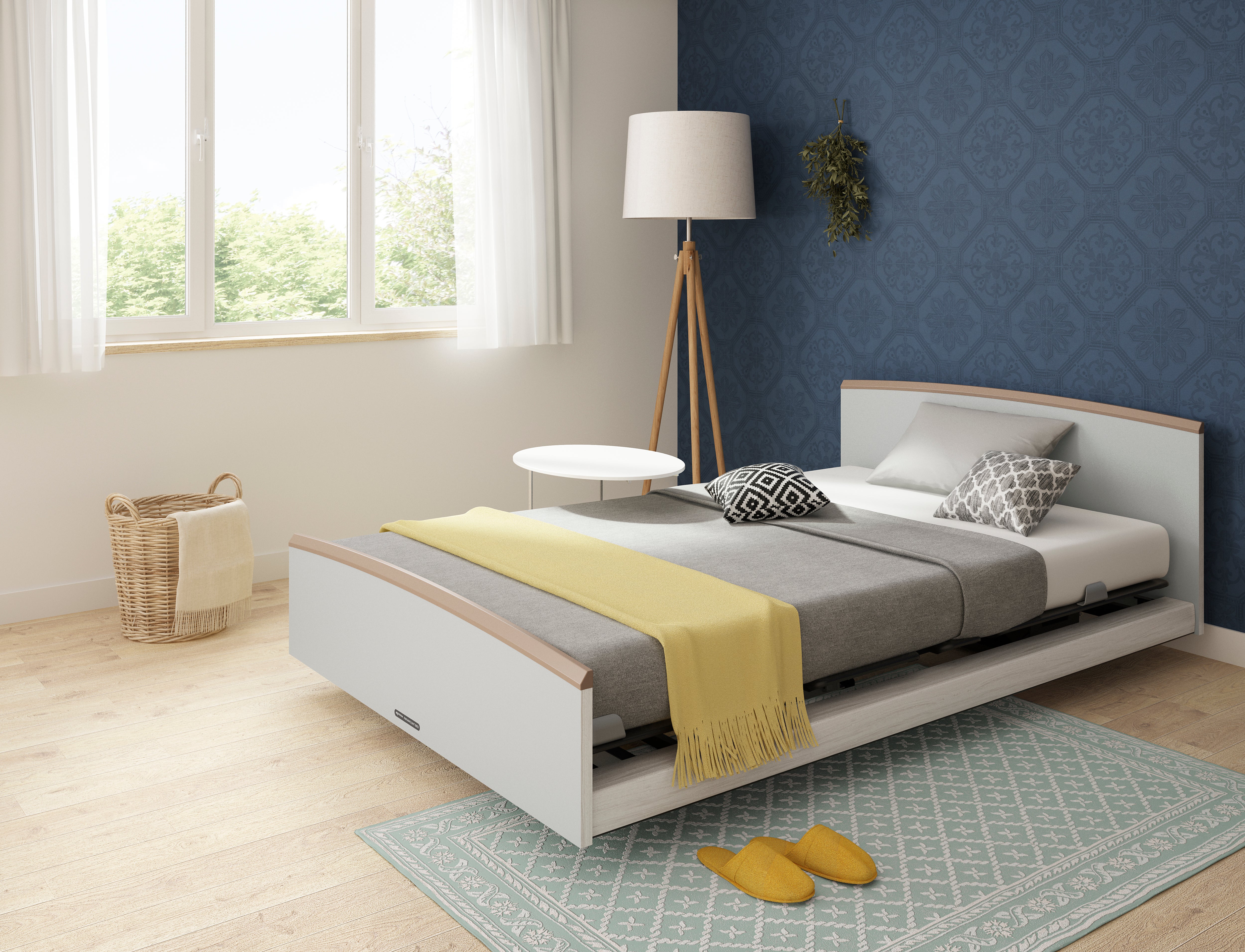 「眠りの自動運転*」で心地よく眠りにつき、
気持ちのいい目覚めをご体験ください。