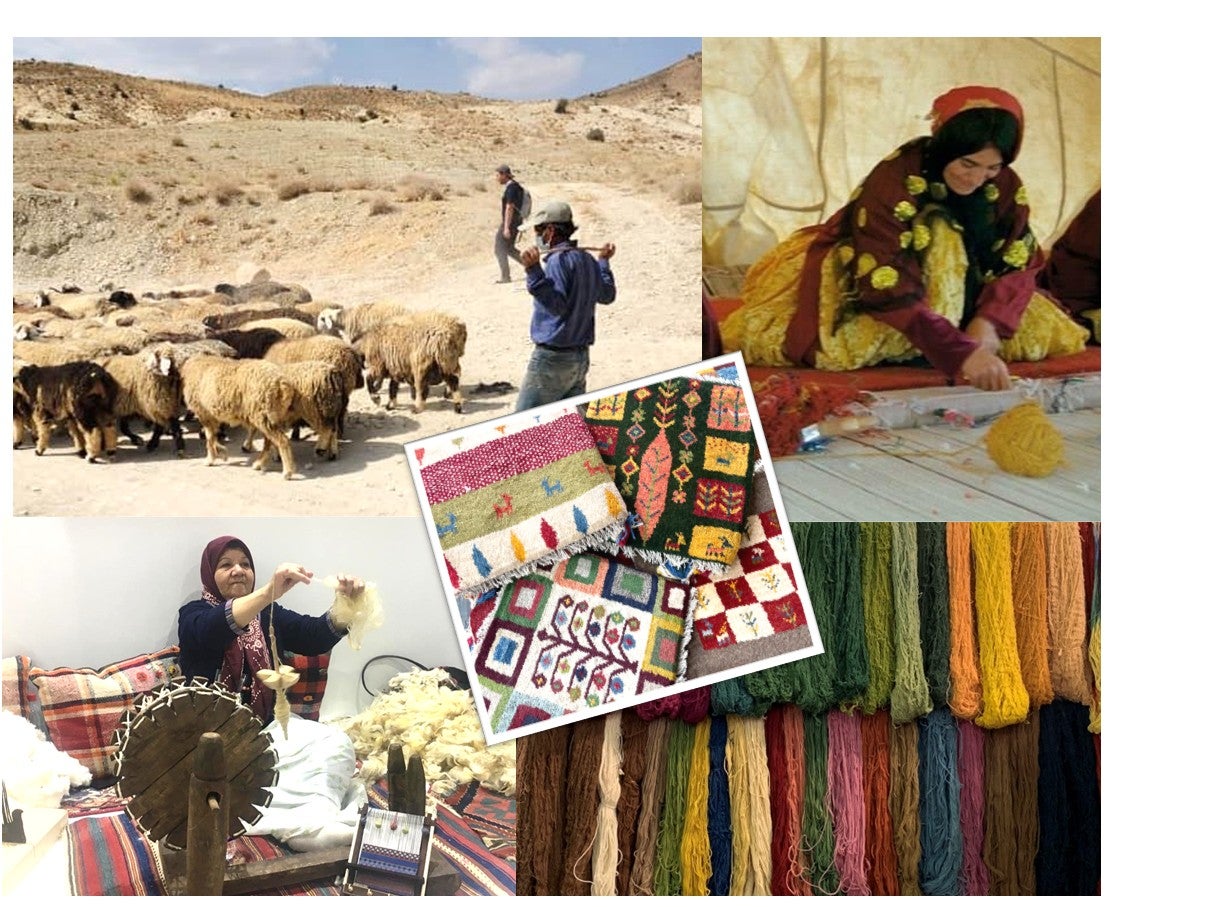 温かみのある彩りで私たちを癒してくれる、心ときめく ギャッベ