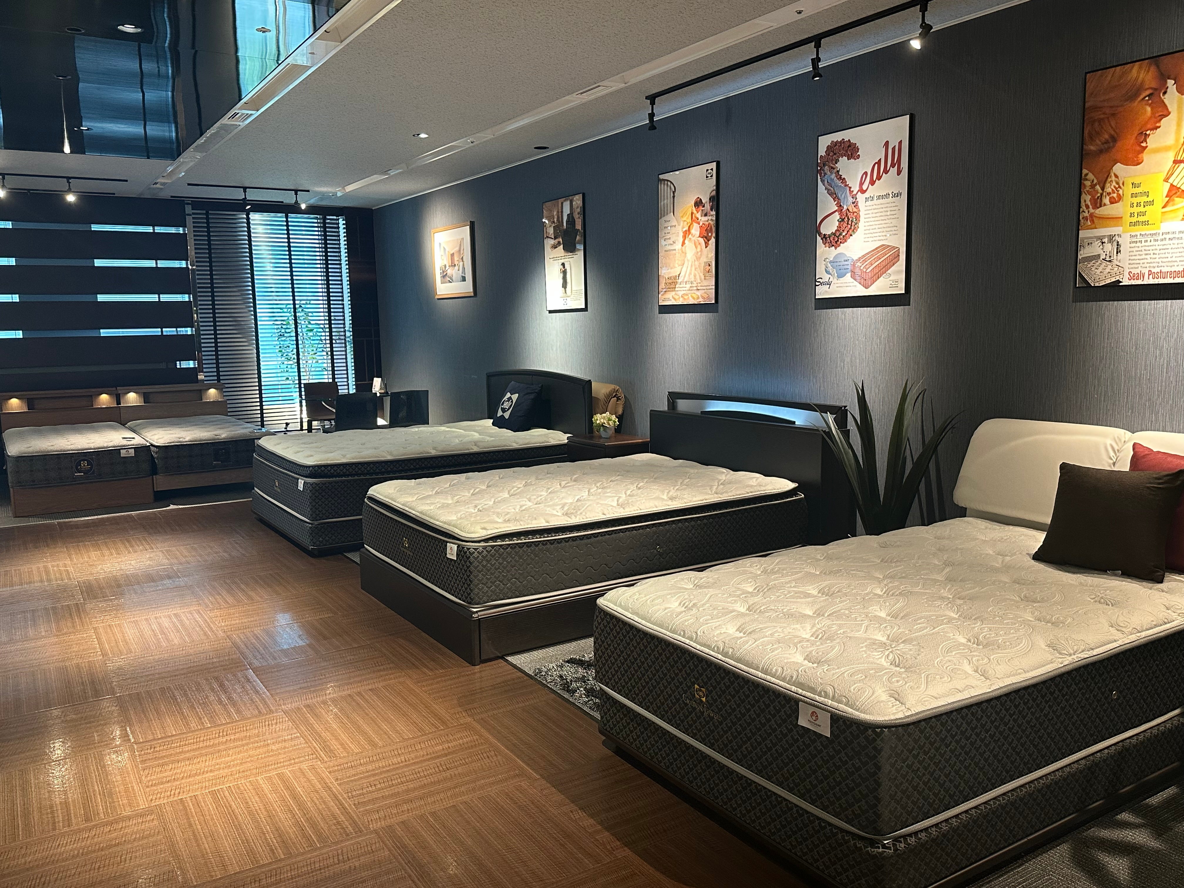 大丸心斎橋店南館7Fミュゼエール協賛 シーリーベッド大阪ショールーム