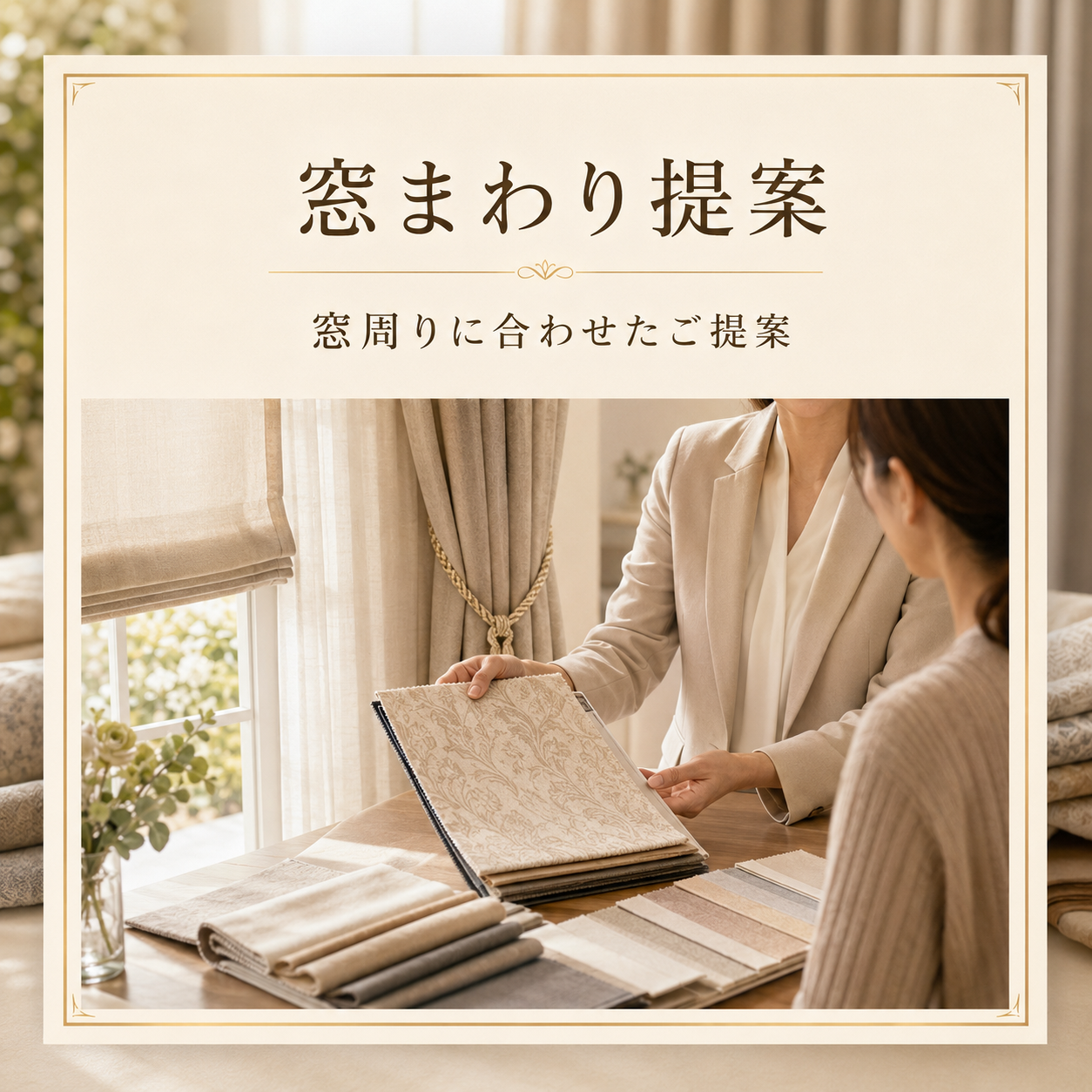 窓周りに合わせたご提案
