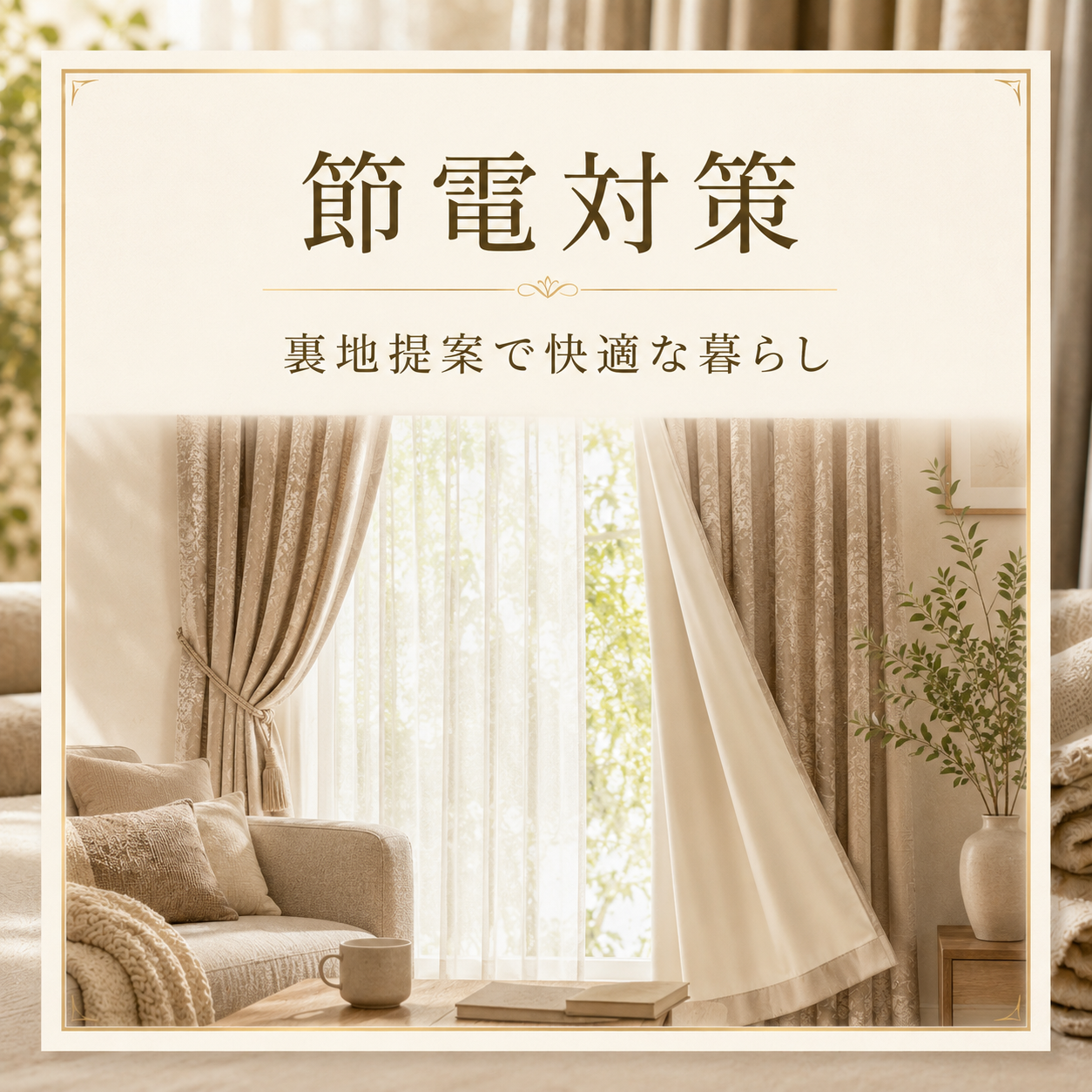裏地提案で節電対策