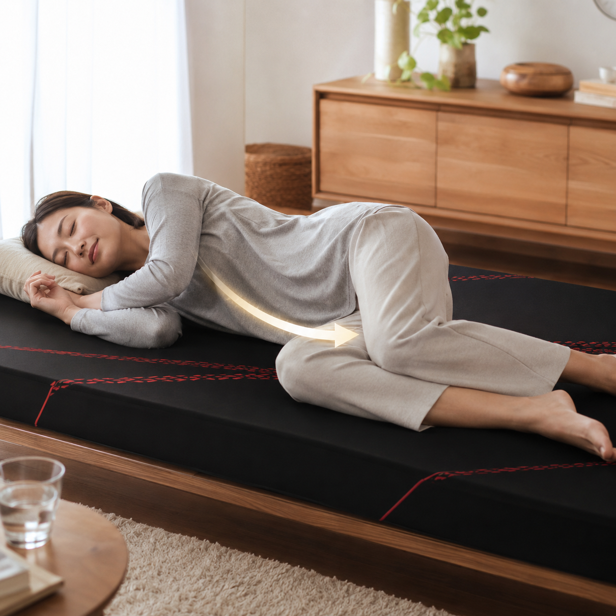 身体にフィットしながら、動きやすい
