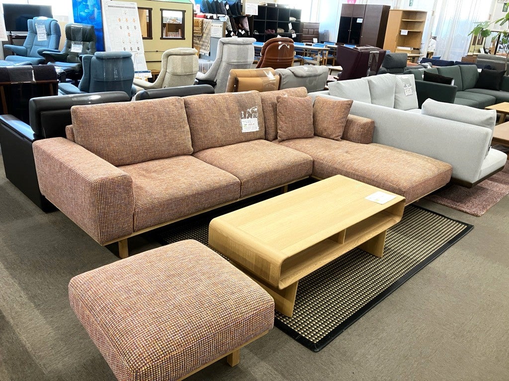 リビング・ダイニングをメインにアウトレット現品が充実の展示。