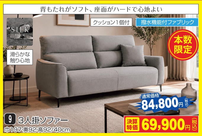 一番人気のソファです
