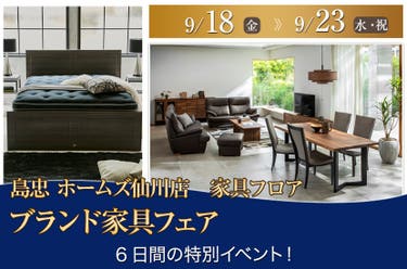 島忠 ホームズ仙川店  ブランド家具フェア