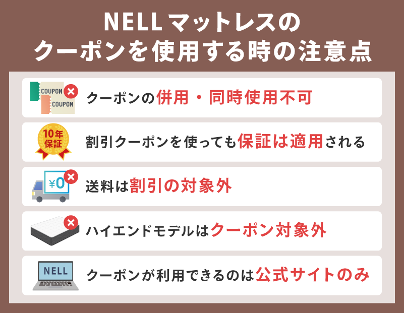 NELL(ネル)マットレス最新クーポンコード